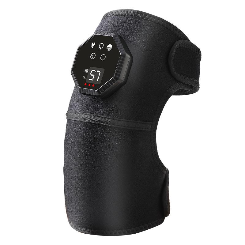 Electric Heated Knee Massager: Rechargeable Warm Brace for Pain Relief & Physiotherapy