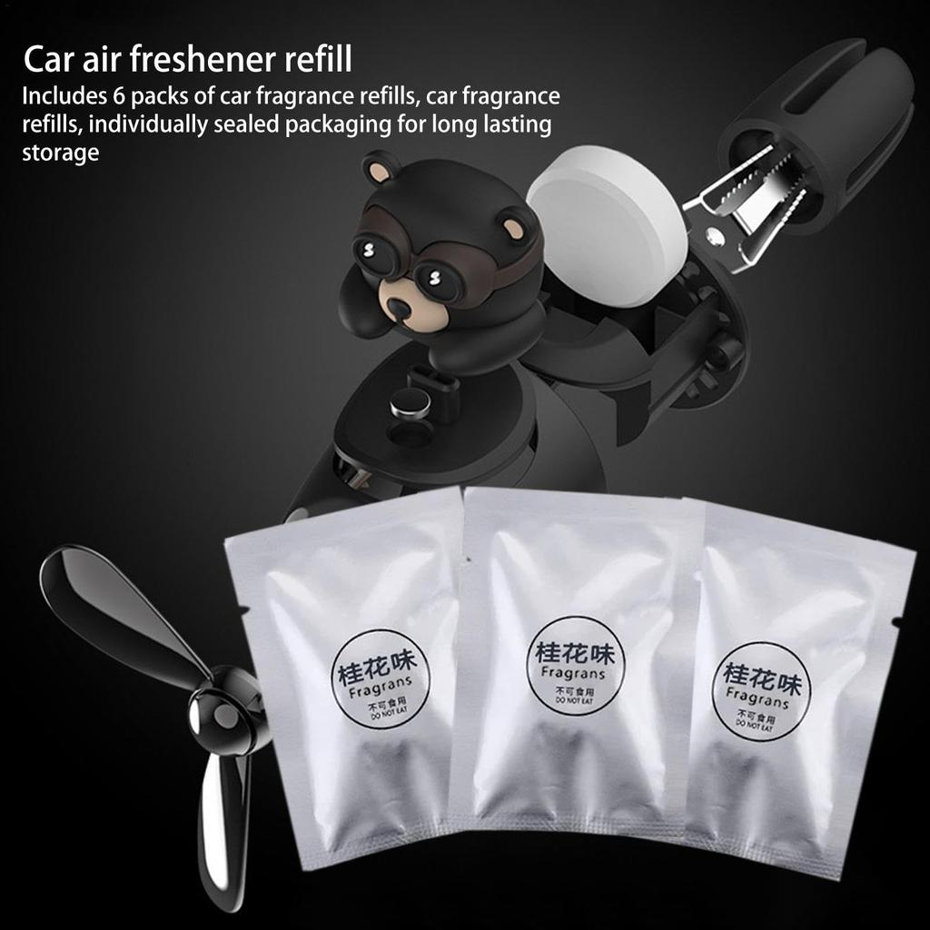 6 Pack Car Refill Clip On Car Refill