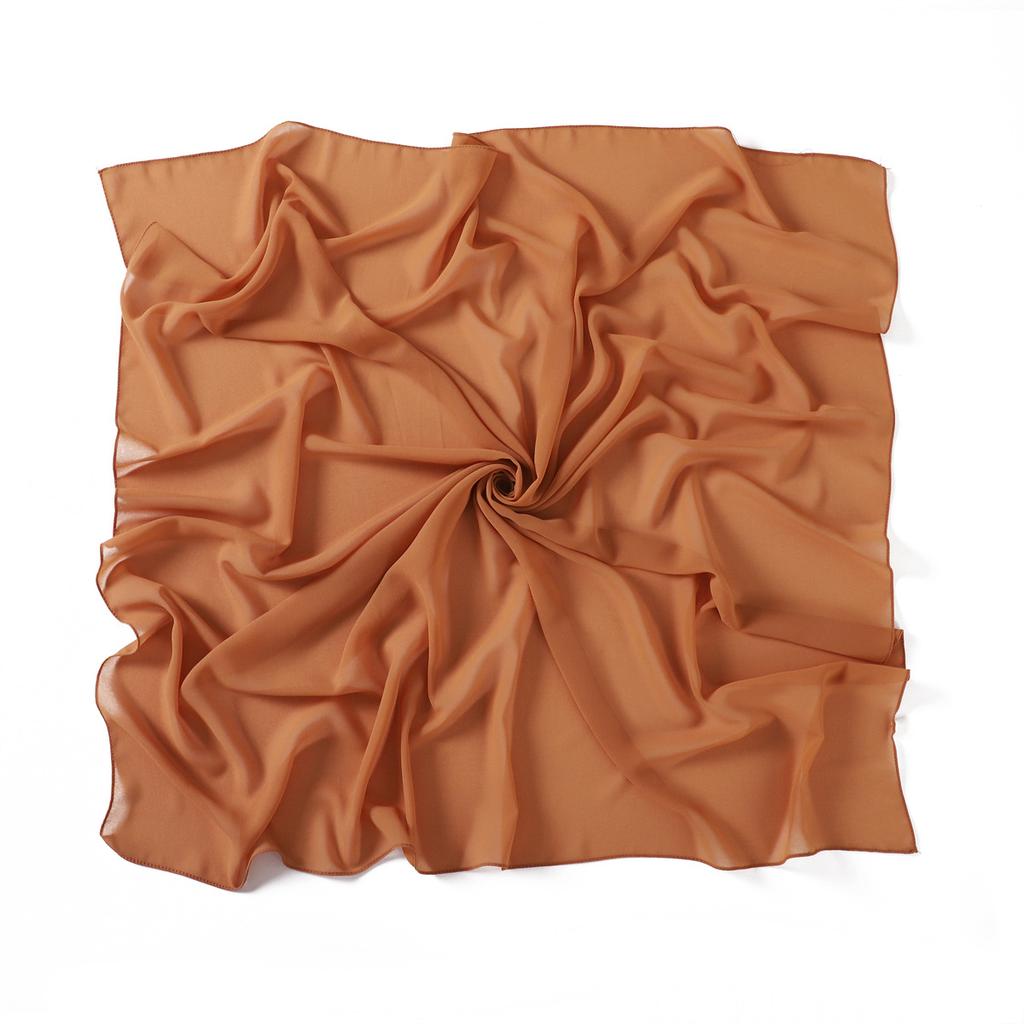 Solid Pearl Chiffon Women Scarf New Summer Girls Sunscreen Thin Scarves Soft Shawl Foulard Viscose Spring Lady Wrap Shawls