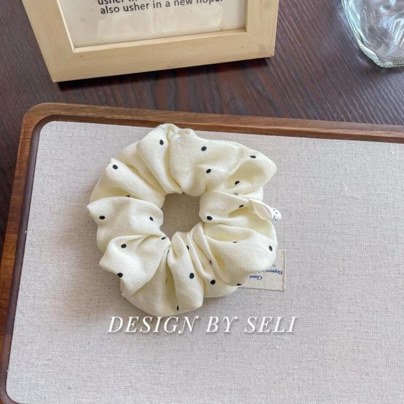 Scrunchie Multi Styles Floral Plaid Soft Fabric Minimalist Versatile Women Hair Tie Hair Accessories
