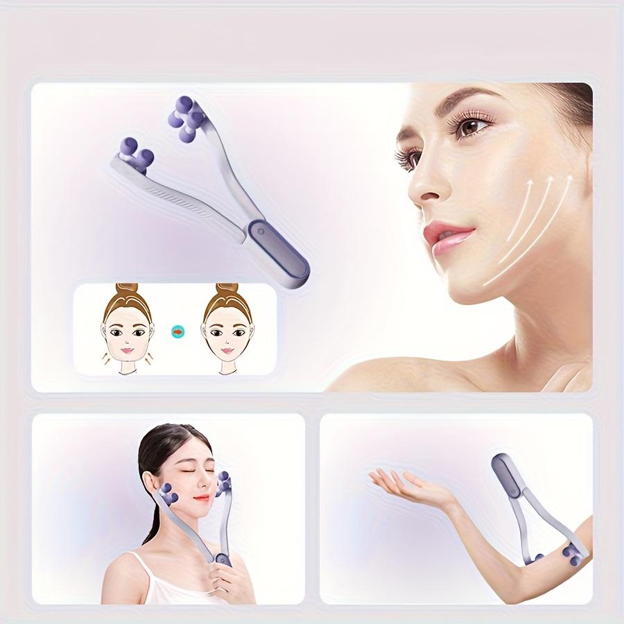 V Face Lift Manual Roller - Double Chin Reduction and Beauty Firming Facial Massager, No Battery Required Facial Massager