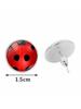 1 Set Cute Red Ladybug Necklace, Bracelet & Earrings Set For Women