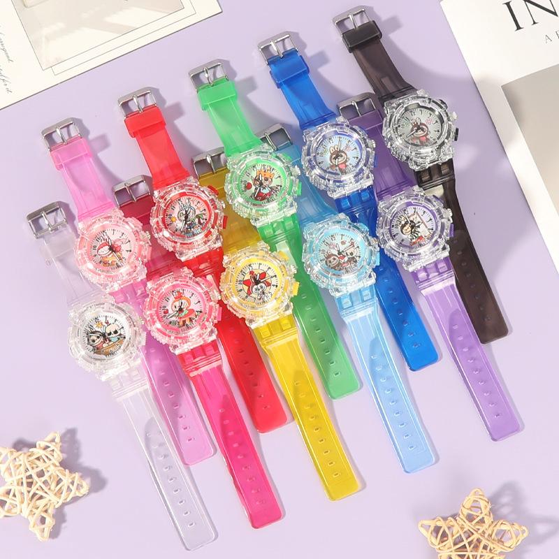 Children's Watch Cartoon Luminous Electronic Watch Cute Girl Watch Elementary School Student Digital Hand Quartz Watch