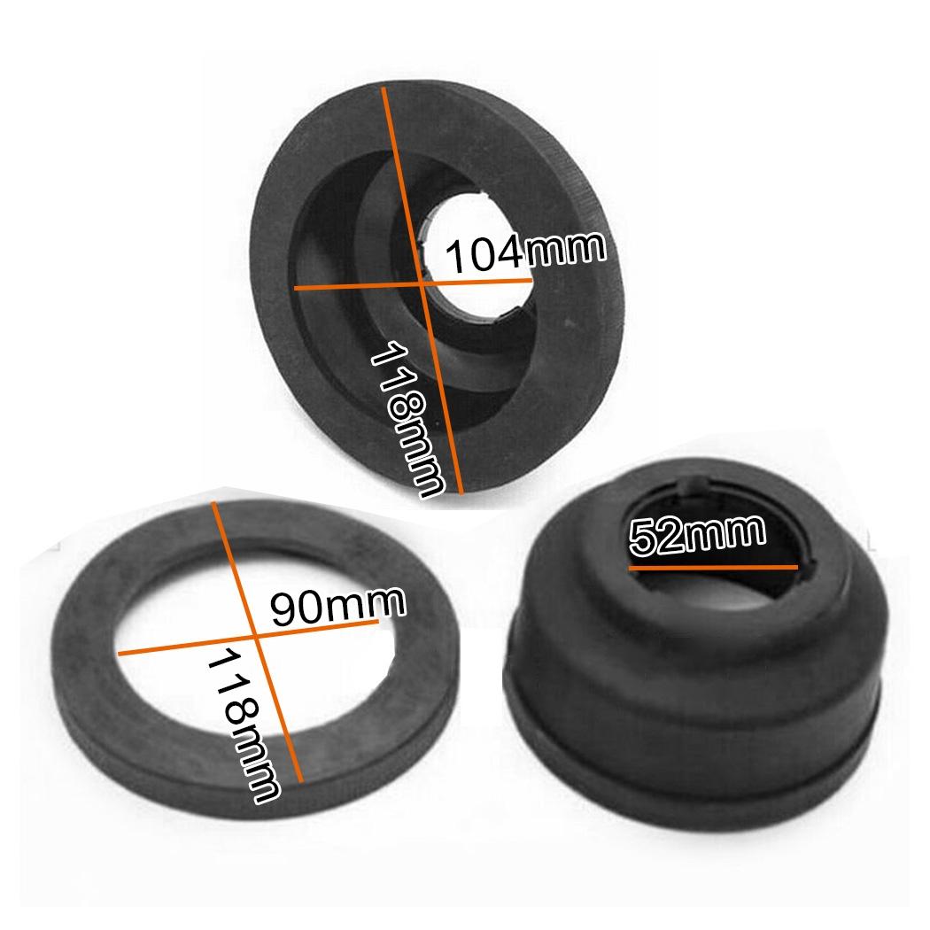 

With Fixed Bowl Pressure Cup 2pcs set Plastic Black