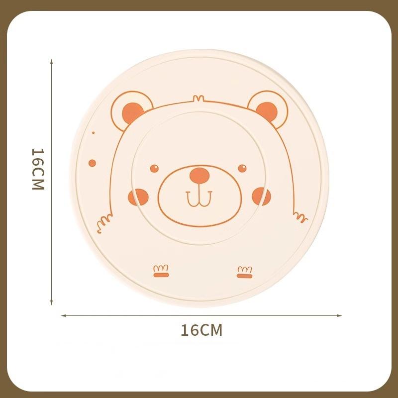 

Силиконовые подставки в форме медведя, термоизоляционные, для дома, устойчивые к высоким температурам, противоожоговые, коврики для стола, креативные, простые, нескользящие салфетки