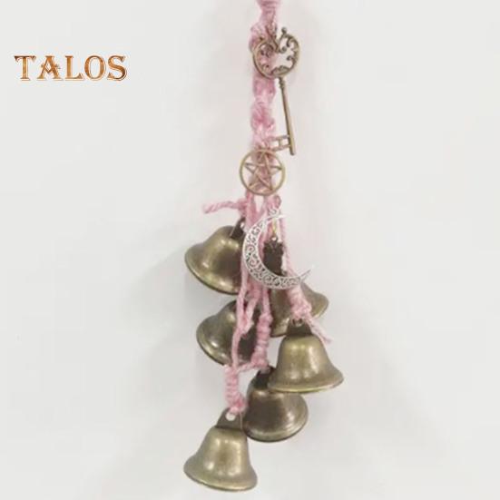 Witch Bells Door Knob Metal Hanging Wicca Bells Wiccan Magic Wind Chimes for Home Decor Spiritual Protection Witchcraft Wicca Supplies