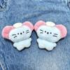 Plush Mouse Keychain Stuffed Doll With Pearl Chain For Couples Kids Gift