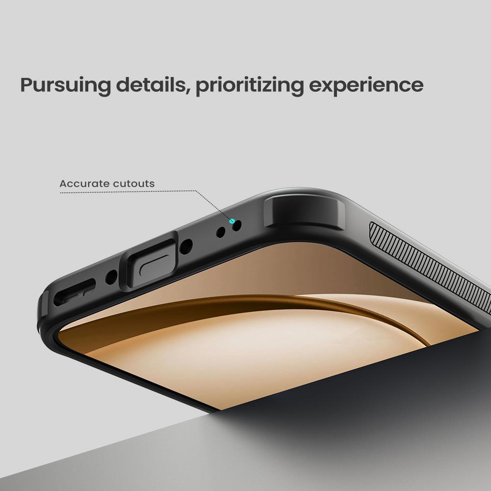 Für OnePlus 15 Handyhülle Nillkin Super Frosted Shield Pro Hart PC+TPU Schale Stoßfeste Rückseite