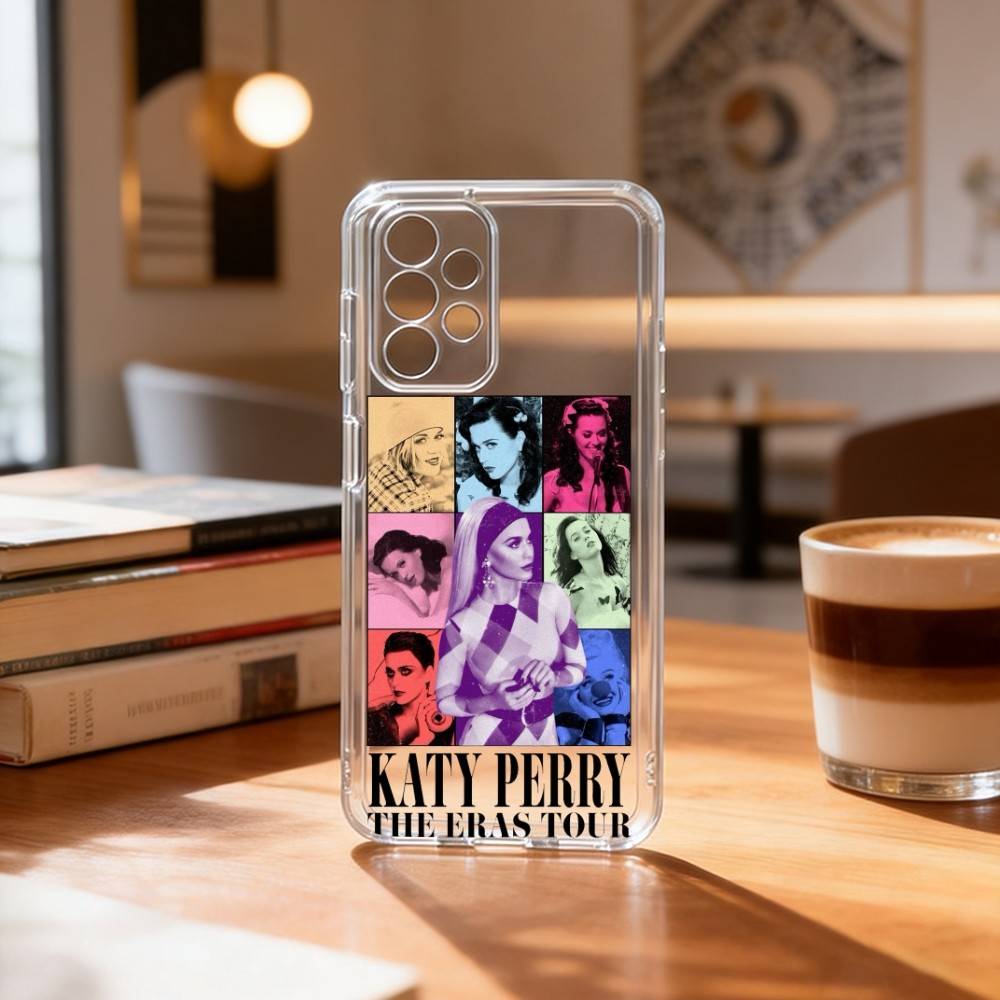 K-Katy Perry Singer Phone Case For Samsung S25,S24,S21,S22,S23,S30,Ultra,S20,Plus,Fe Transparent Cover