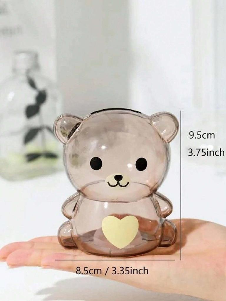 Plastic Children's Piggy Bank Candy Bank Change Bank Piggy Bank Transparent Creative Cartoon Piggy Bank Money Boxes Home Decor
