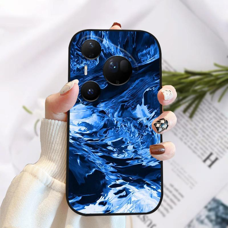 Phone Case For Huawei Pura 80 Ultra Pretty Stylish Painting Soft TPU Silicone Shockproof Cover For Huawei Pura80Ultra Fundas