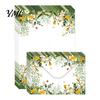 Floral Patterned Envelopes 5Pcs Butterfly Stationery Paper Envelope Set, Vintage Writing with Lined Artistic Message Pages, Letter Kit for Letters,