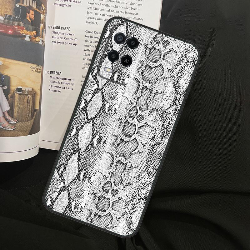 Snake Skin For Oppo A78 A98 A80 A40 A60 A18 A38 A58 A15 A17 A77 A74 A94 A54 A57S A16 A76 A96 Phone Case