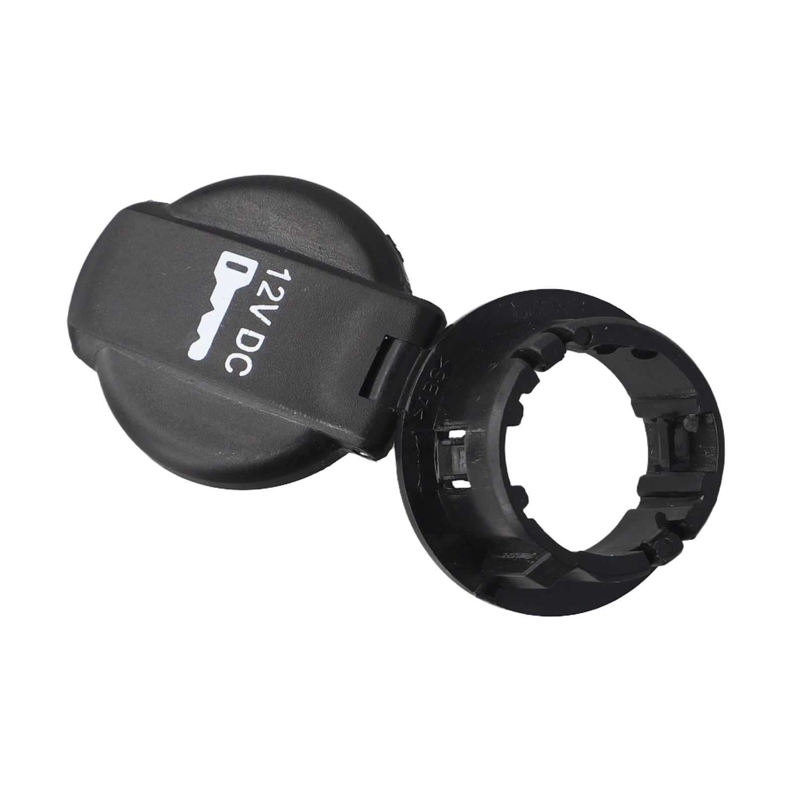 Car Power Outlet Cover 12V Power Outlet Cap Black Enhanced Vehicle Aesthetics Maintain Outlet Cleanliness For RAM China Mainland
