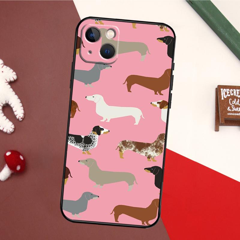 Dachshund Teckel Dackel Dog Phone Case For iPhone 16 15 14 13 12 11 Pro XS Max Mini XR X 7 8 Plus Back Cover