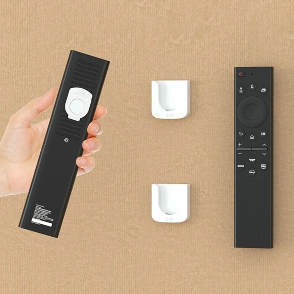 High Quality Punch-free Remote Control Holder Anti-Lost ABS Storage Hook Wall Mount Control Organizer Home