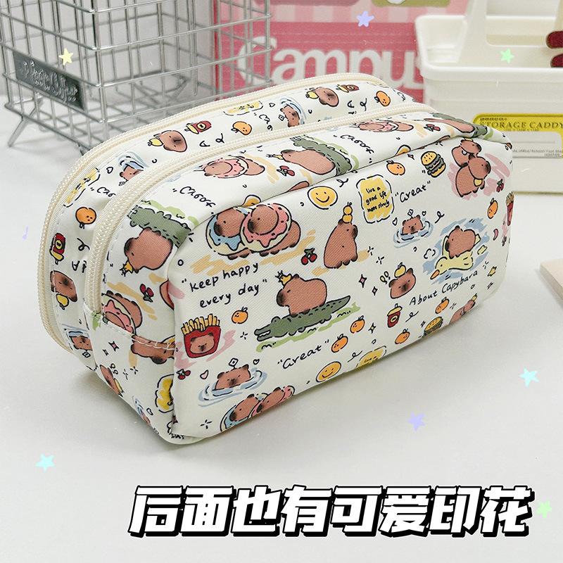 Cute Cartoon Pencil Cases Large Capacity Stationery Pen Bag Pen Box PencilCase Storage Student Back To School Office Supplies