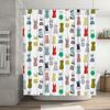 Bathroom Shower Curtain Sets Vintage Floral Pattern Waterproof Fabric Decor Farmhouse Rustic Coastal Home Decor Modern Style