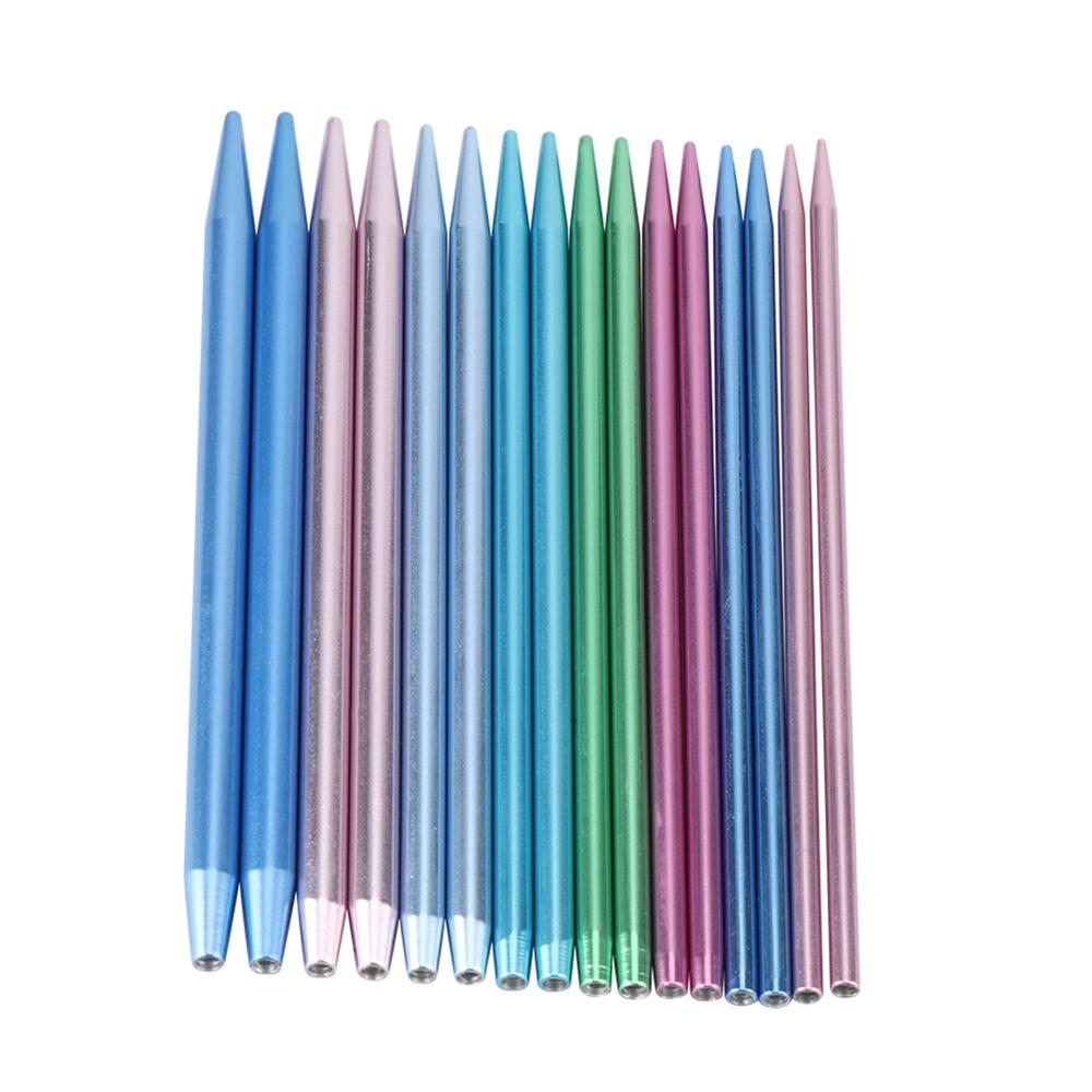 26Pcs Aluminum Oxide Circular Knitting Needles 26 Pieces Set Knitting Tool Kit  Craft Making