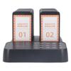 Système de Pagers sans fil pour restaurant Système d'appel sans fil Système de file d'attente Buzzers d'attente pour restaurant Vibration 16 Pagers pour clients 100‑240V Prise UK