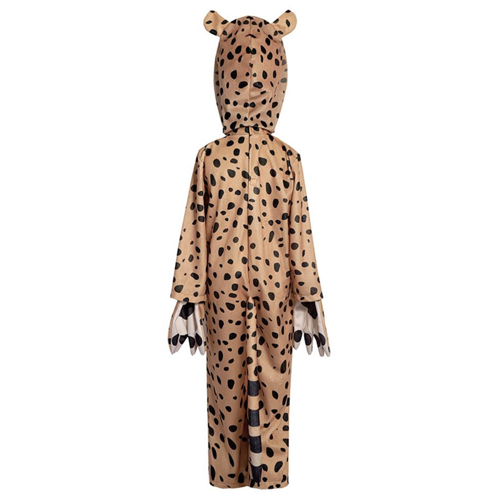 Kids Costume with Backpack and Flame Design, Futuristic Role Play Outfit for Stage Performances