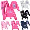 Children's Hooded Top And Pants Two-piece Tracksuit Set Long-sleeved Printed Sweatshirt Set