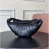 Sheepskin Croissants Women's Genuine Leather Croissant Bags, High-end Single Shoulder Crossbody Armpit Bags, Niche Dumpling Bags, Light Luxury
