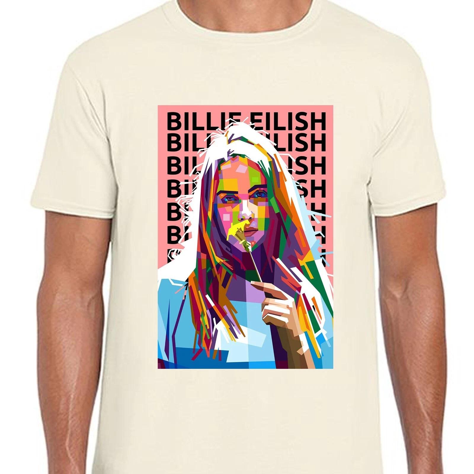 Футболка Billie Eilish POP ART Bad Guy Билли Айлиш Gildan Softstyle Футболка A3 L