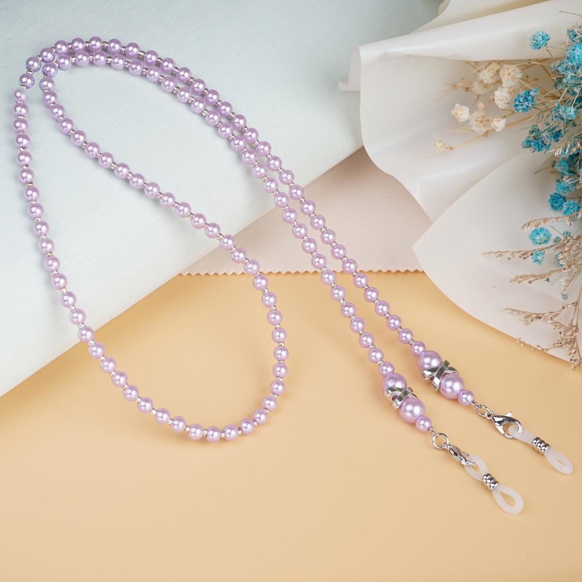 

1 шт., искусственный жемчуг, цепочка для маски, ремешок для очков, веревка для подвешивания, держатель для шнурка, аксессуары для очков