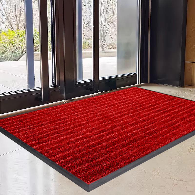 

Полосатый коврик для прихожей для удаления грязи Custom 0.5 square meters