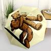 1pc Teddy Bears Automatic Open/Close Umbrella Compact Folding Umbrella, All-Season Portable Umbrella for Women/Men F1124316