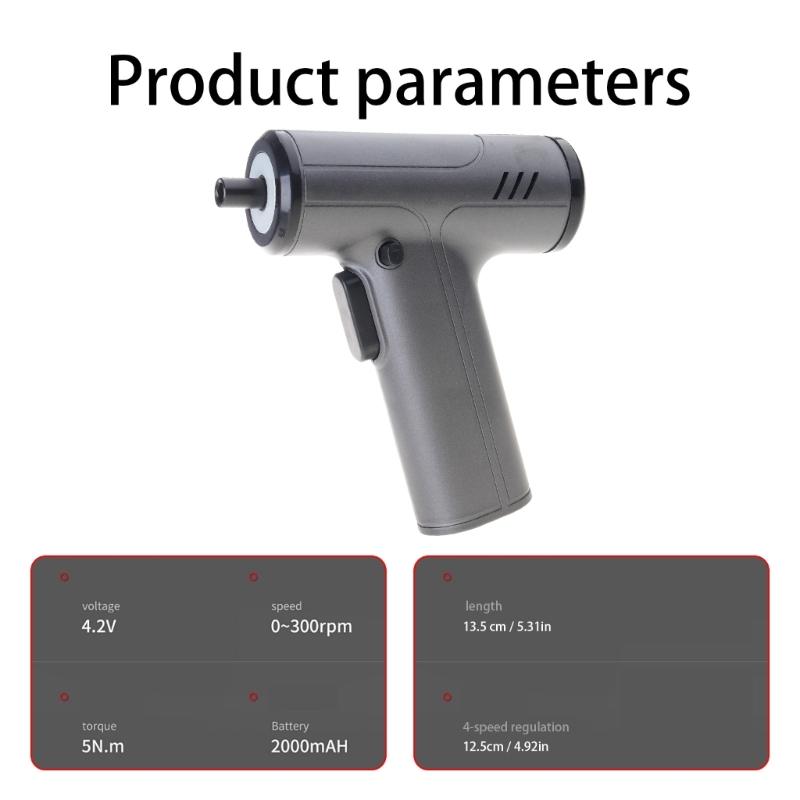 Household Electric Drill Tool Set Effective Electric Drill Set Screwdriver Set With Superior Corrosion Resistance