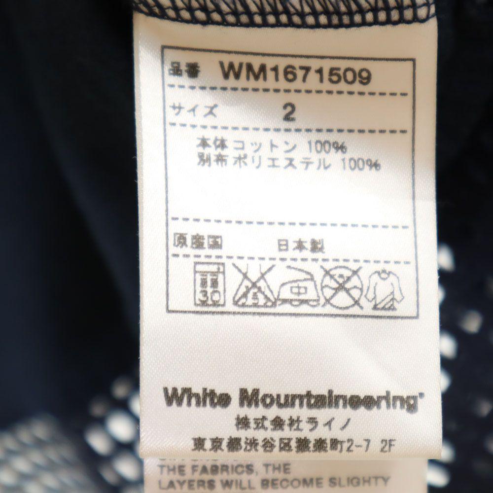 WHITE MOUNTAINEERING Made In Japan Short Sleeve T-shirt 2 Mesh Switching Men's Used
