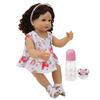 55cm Reborn Baby Lockige Haare Realistische Baby Mädchenpuppe Weiches Entzückendes Kinderspielzeug Geschenke