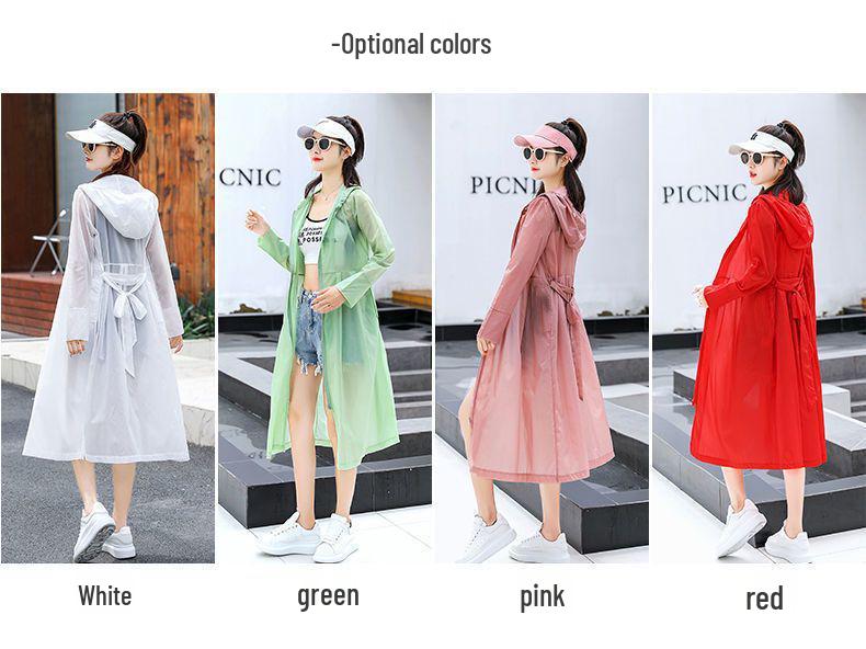 Women's 2026 Korean Style Summer Lightweight Windbreaker - Breathable, Sun-Protective Travel Jacket