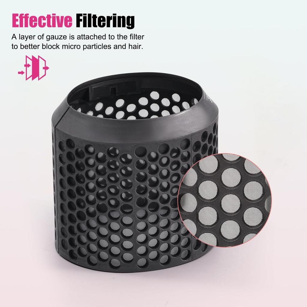 Replacement Outer Filter Outer and Magnetic Filter Cage for Dyson Airwrap Hair Styler HS01 and HS05 Models Cover, Strainer,