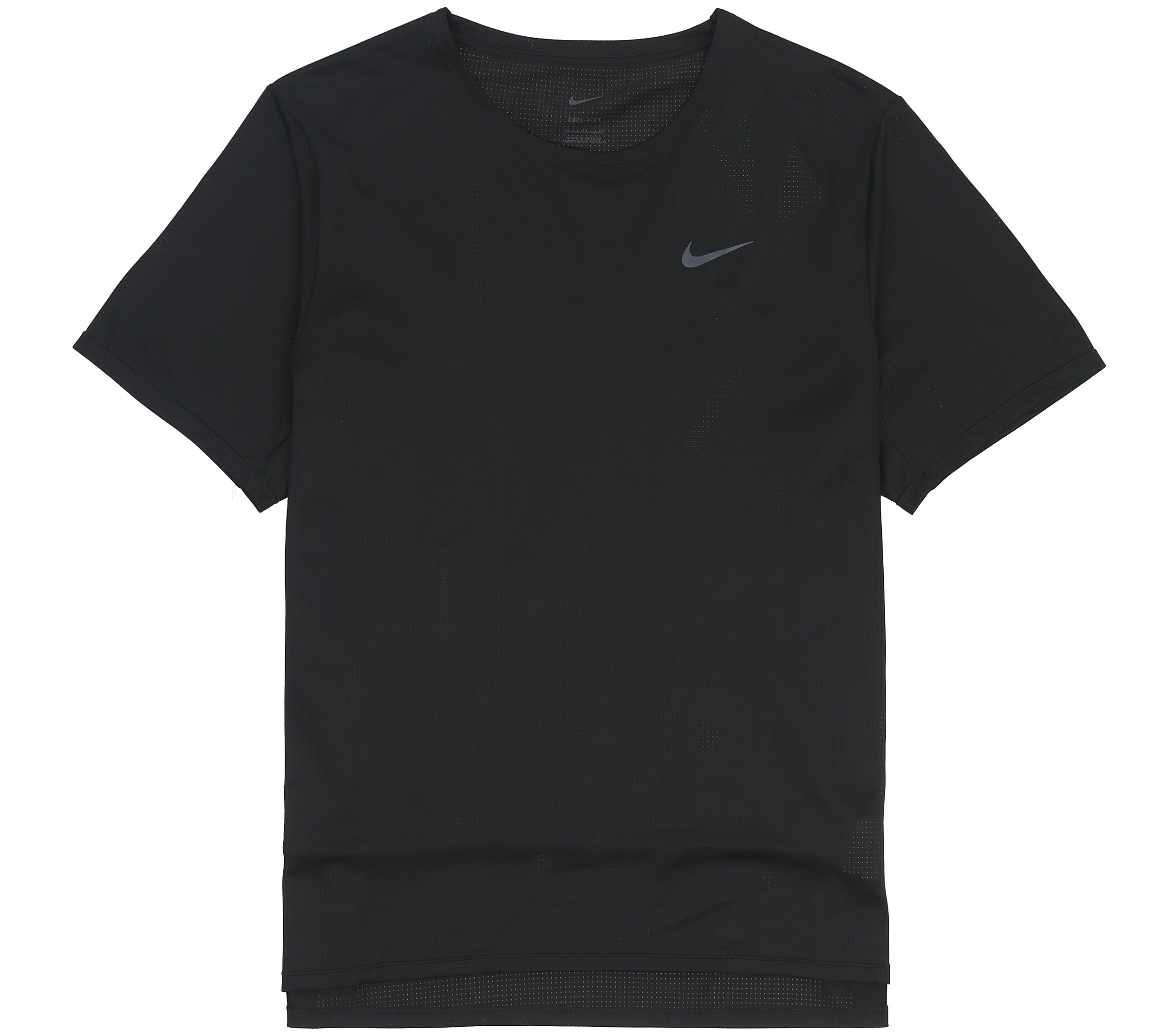 Nike Running T Shirt Men s Black DD5356-045 XL