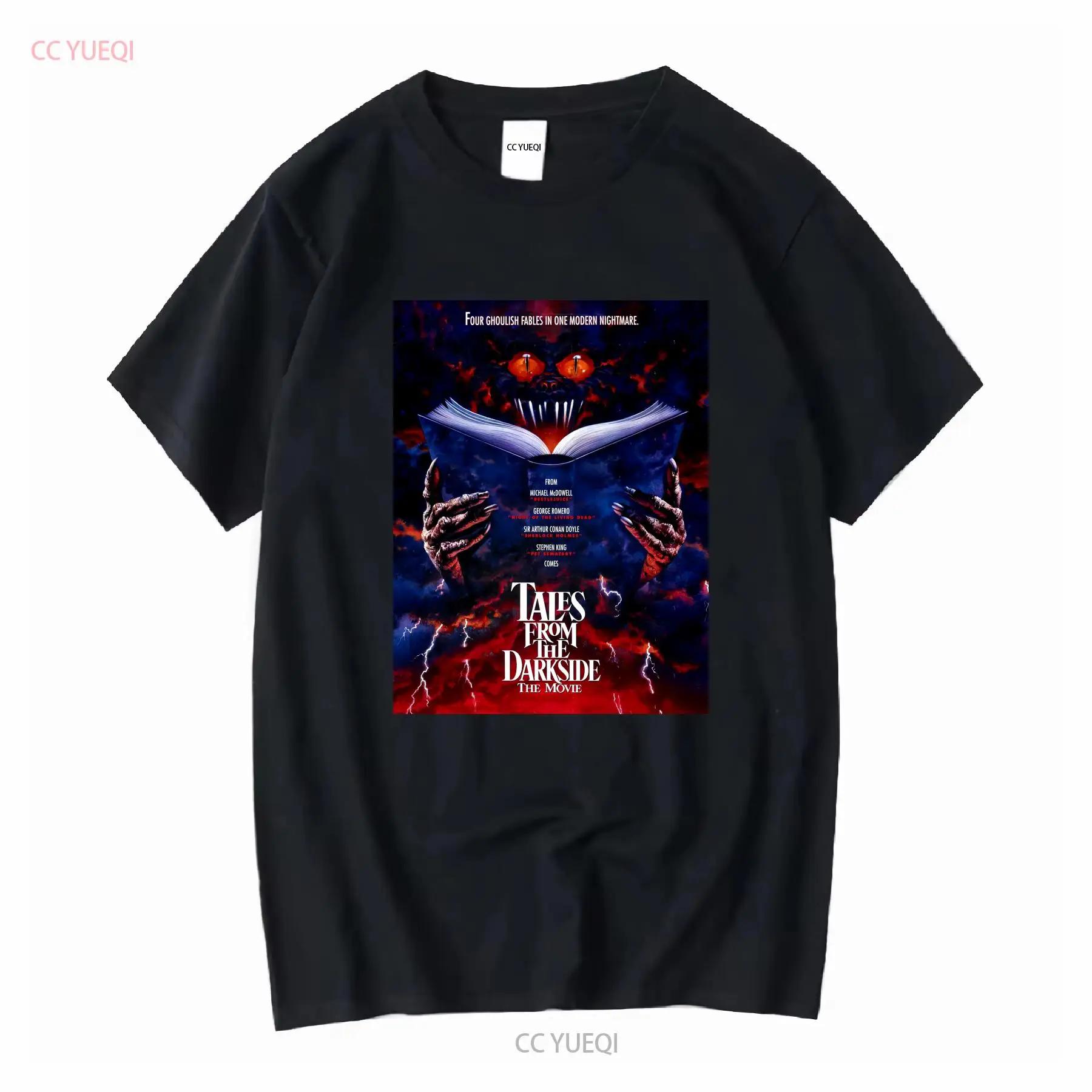 Tales From the Darkside V1 Horror Poster T SHIRT All sizes S 5XL Cotton long or short sleeves vintage Washed Breathable S разноцветный
