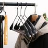 3PCS Thickened Beech Wood Hanger Light Luxury Anti Slip Hanger Traceless Hanger  Clothing Store