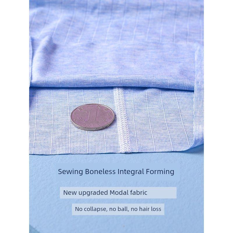 Modal Spring and Autumn Boneless Air Conditioning Baby Jumpsuit