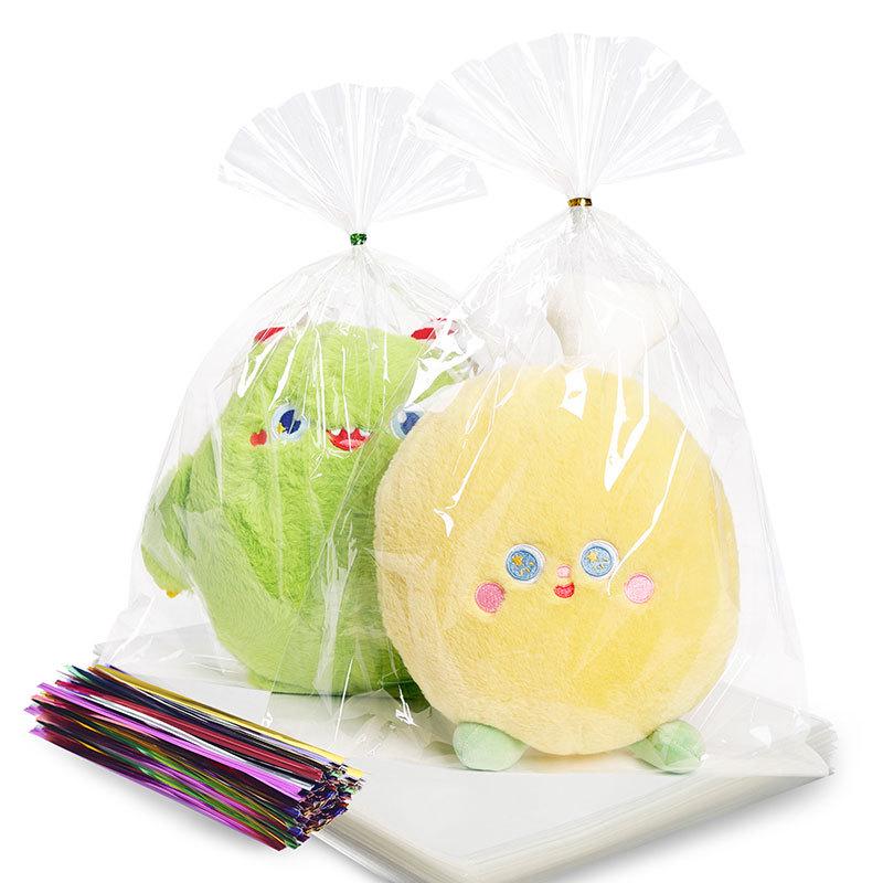 Clear Drawstring Packaging Bag for Cookies, Bread, Candy, and Baked Goods