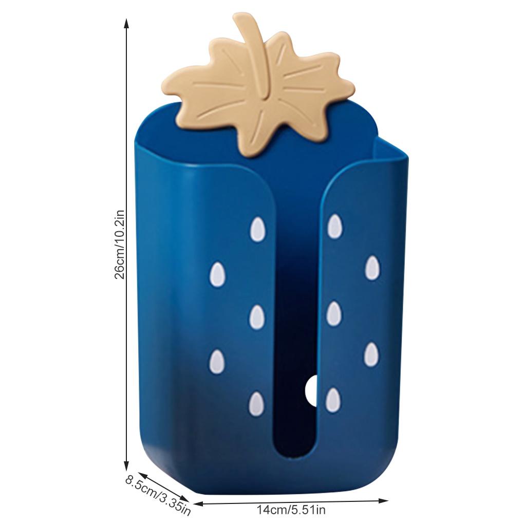 Wall-mounted Box Self-adhesive Garbage Storage Organizer Toilet Paper Holder Container