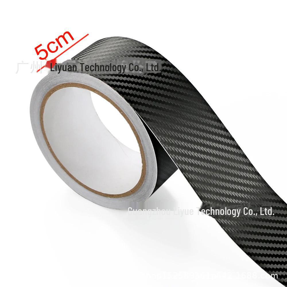 3D Carbon Fiber Self-Adhesive Car Wrap - Scratch-Resistant Center Column & Door Window Tape