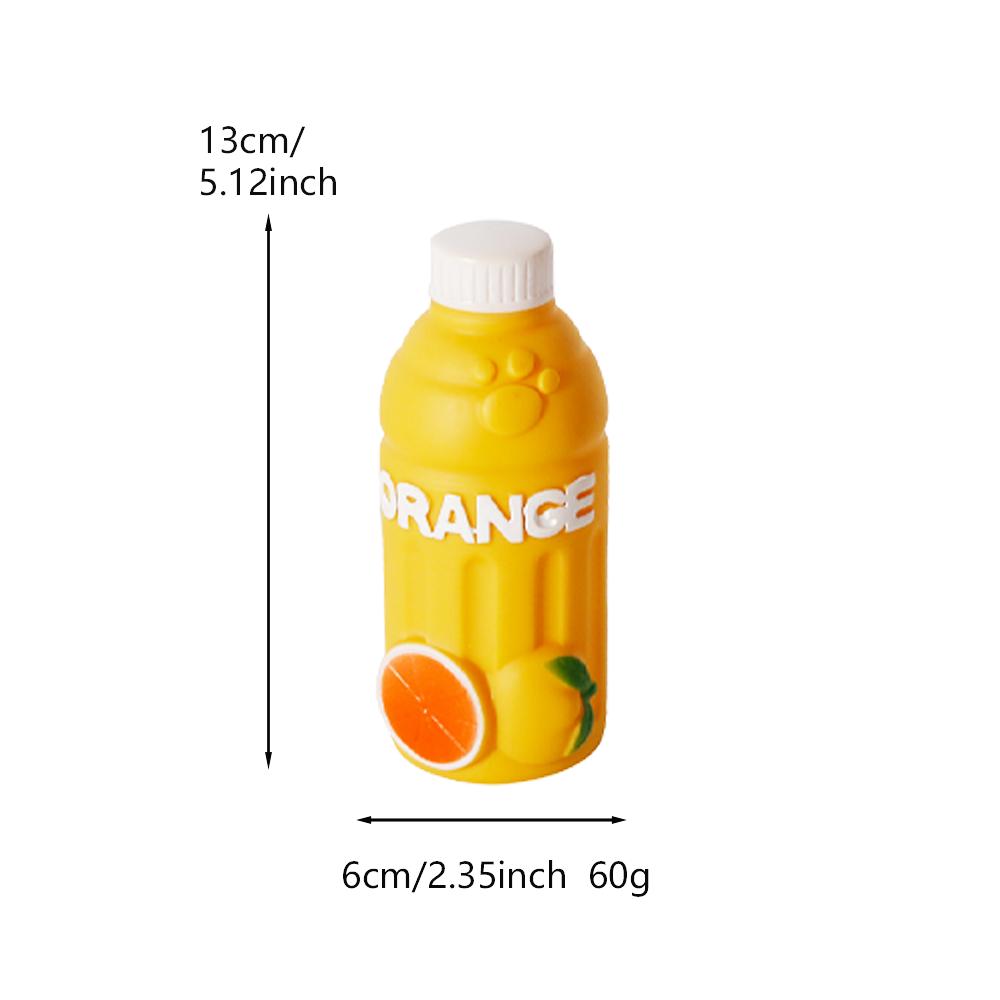 Manufacturer Beverage Series Eco-Friendly Vinyl Cute Dog Squeaky Chew Toy Interactive Waterproof Indoor/Outdoor Use