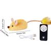 Interactive Cat Toy Electronic Mouse Moving Cat Toys Mice Moving Toy Moving Cat Mouse Toy For Cat Self Play Exercise