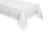 Tablecloth runner 85x85 embroidered linen-like