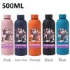 500ML KPop Dämonenjäger Cartoon Druck Sport Auslaufsicher Hohe Qualität Edelstahl Isoliert Wasserbecher Geburtstag Geburtstag Hohe Qualität Geschenke