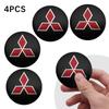 4Pcs 56mm Car Wheel Center Hub Cap Stickers Badge Decals For Mitsubishi ASX Lancer 9 10 Outlander 3 Pajero L200 Colt Accessories