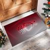 Tappeto in Velluto di Cristallo con Stampa Calcio Nottingham Forest, Comodo Assorbente d'Acqua Antiscivolo Tappeto per Pavimenti Interni