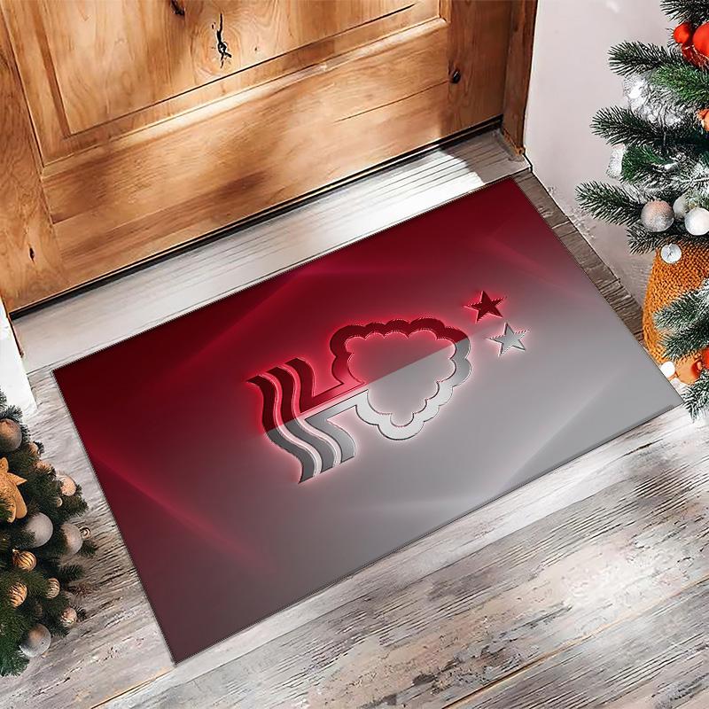 Tappeto in Velluto di Cristallo con Stampa Calcio Nottingham Forest, Comodo Assorbente d'Acqua Antiscivolo Tappeto per Pavimenti Interni